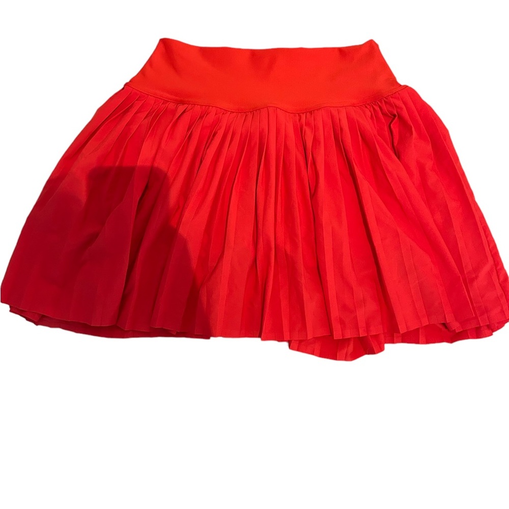 Alo Yoga Grand Slam Tennis Skirt, Red, Size L